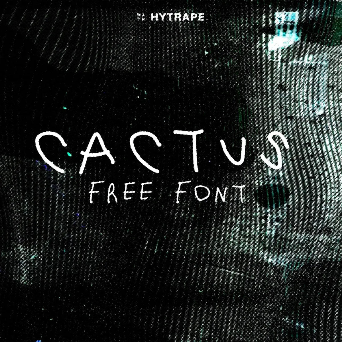 CACTUS FONT (FREE) HYTRAPE