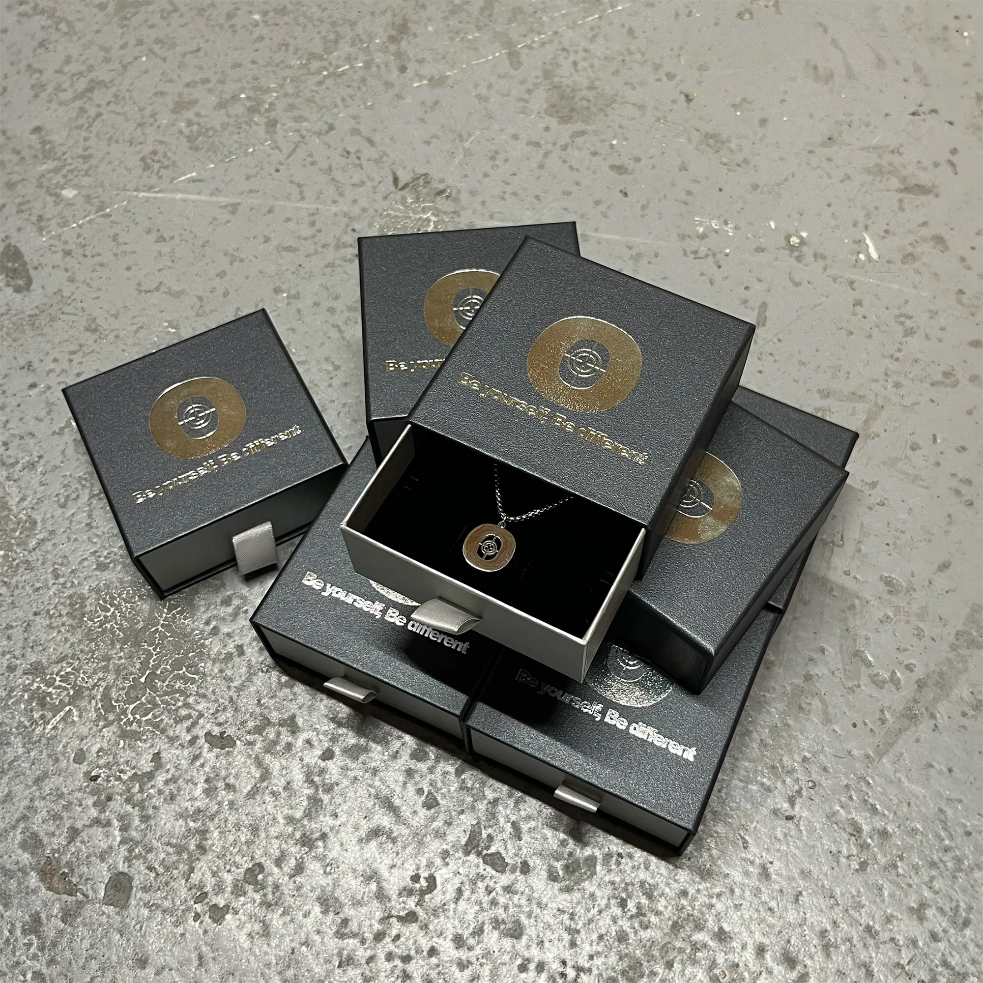 Target logo necklace
