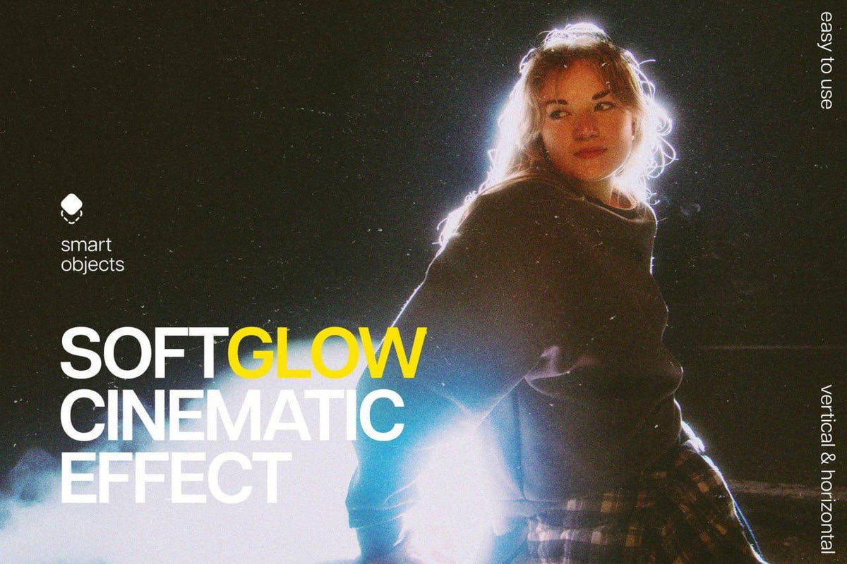 Aperçu principal de Soft Glow Cinematic Effect, ressource Mockups par HYTRAPE