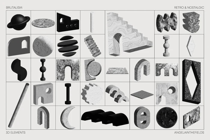 DARK BRUTALISM 3D