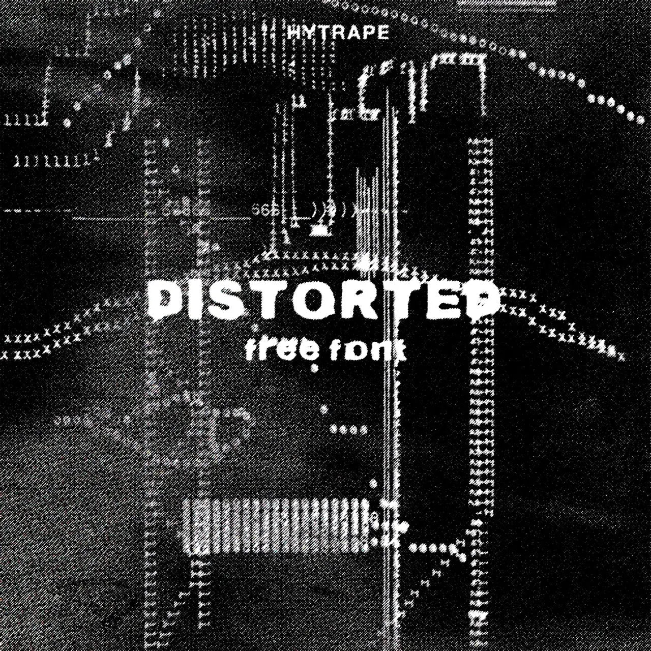 DISTORTED FONT (FREE) HYTRAPE