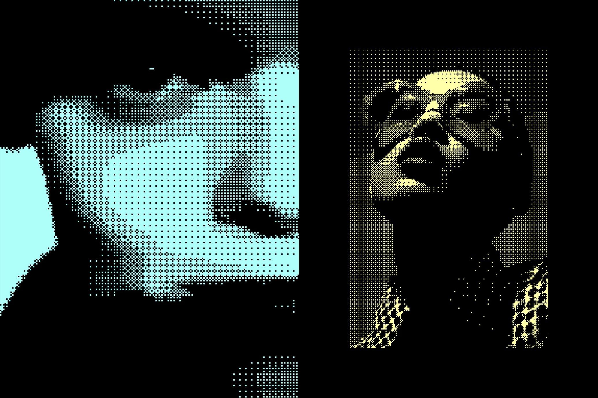 Dithered Bitmap Photo Effect