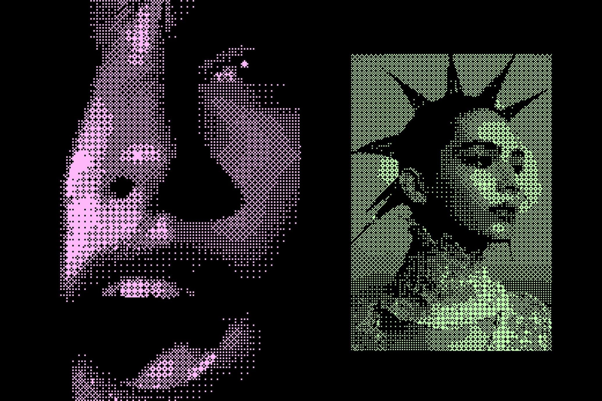 Dithered Bitmap Photo Effect
