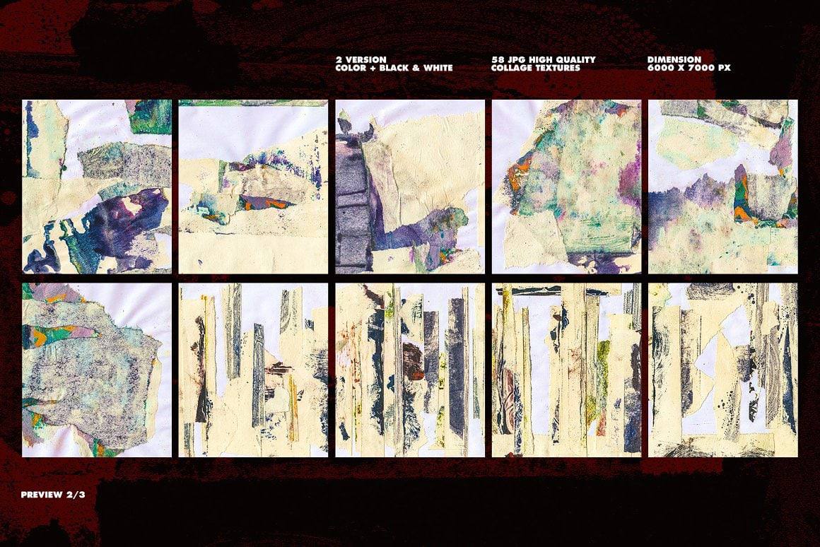 +50 Pogade High Res Collage Textures