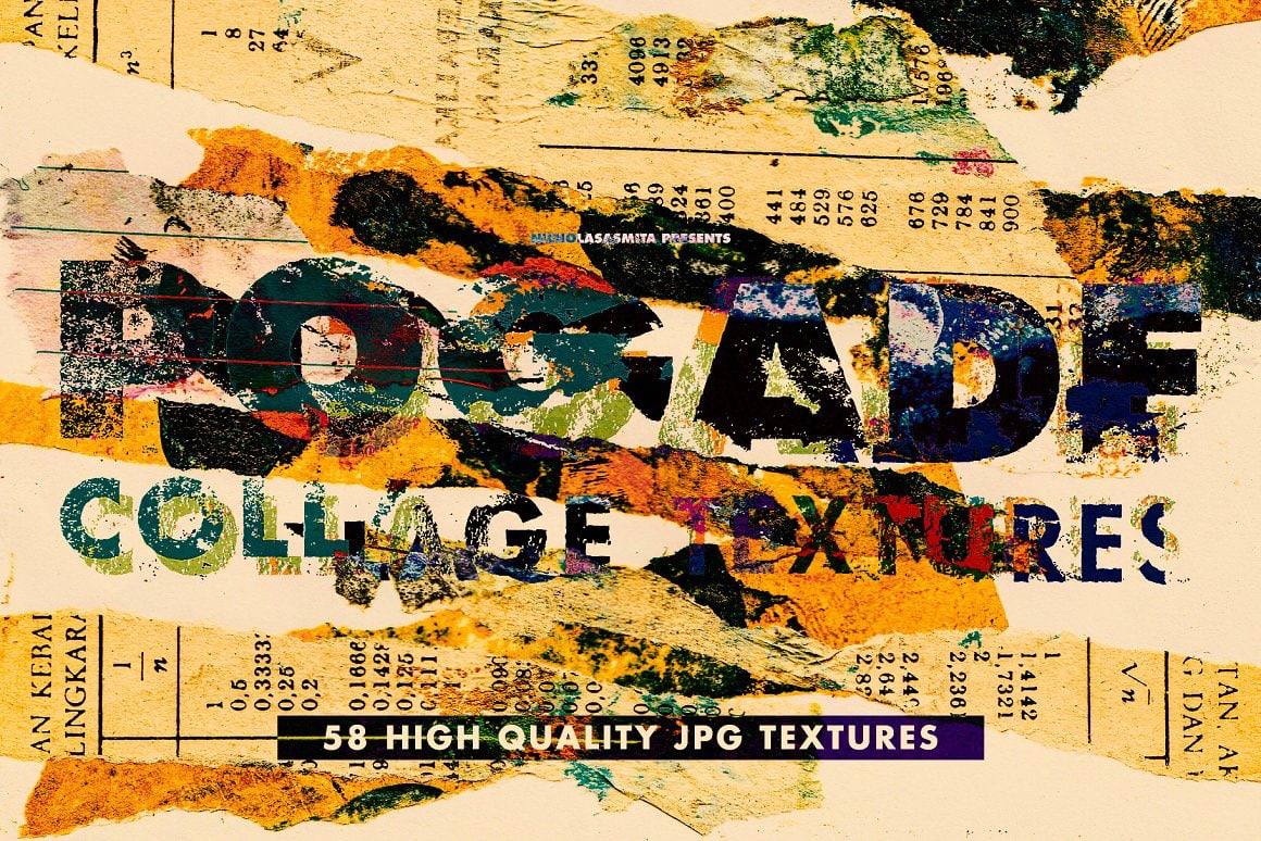 +50 Pogade High Res Collage Textures