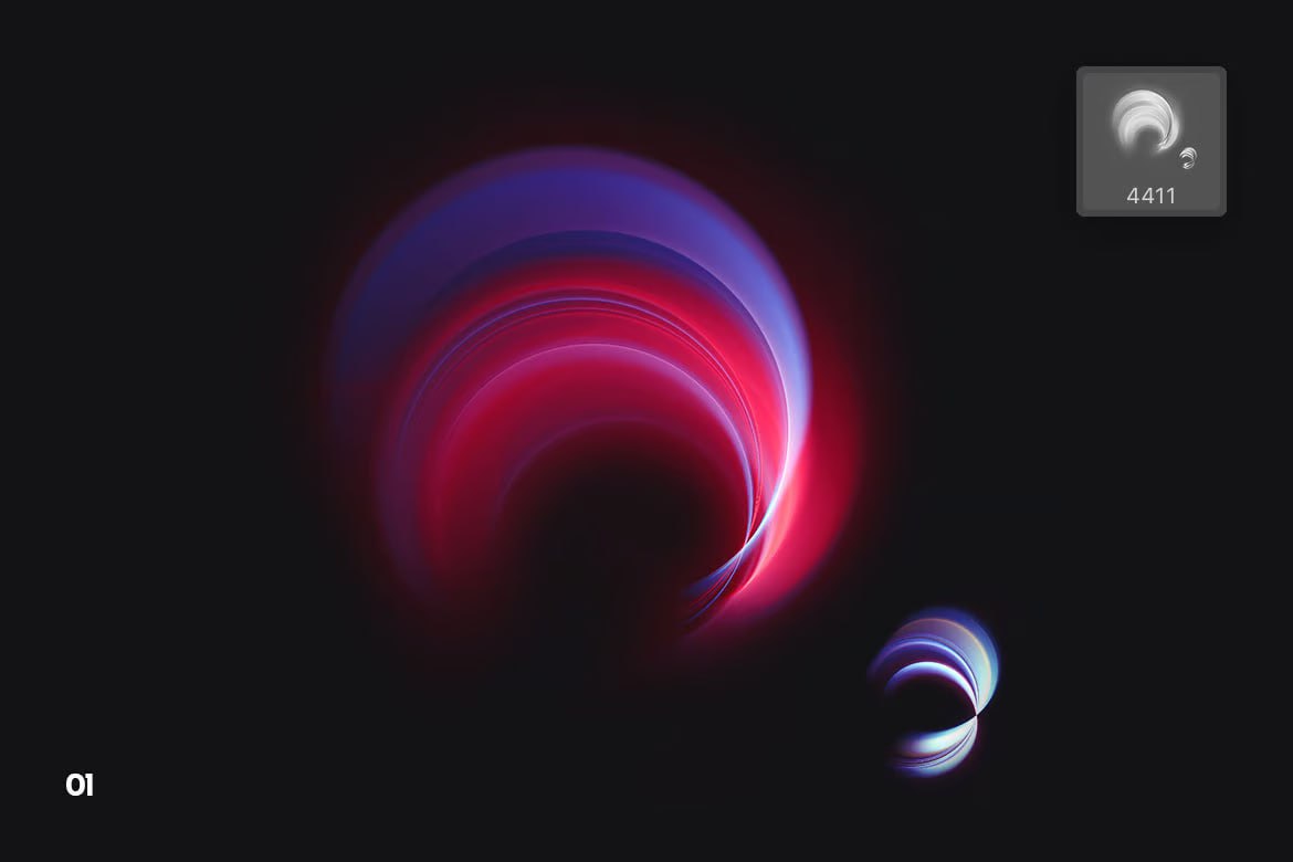 Aperçu 3 sur 7 de Futuristic Light Effects, ressource Actions et brushes par HYTRAPE