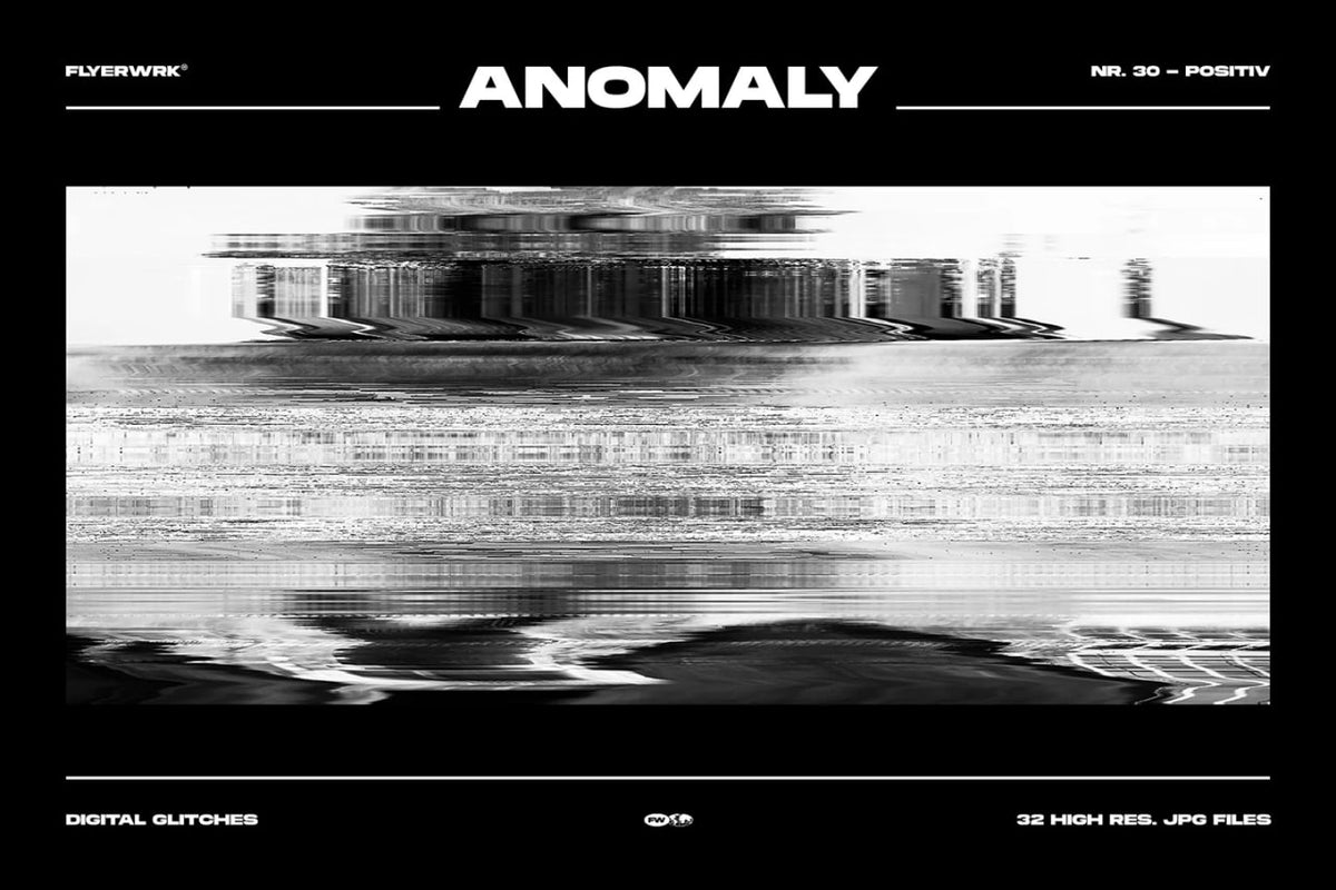 Aperçu 7 sur 7 de +30 Textures Glitch (Anomaly), ressource Mockups par HYTRAPE