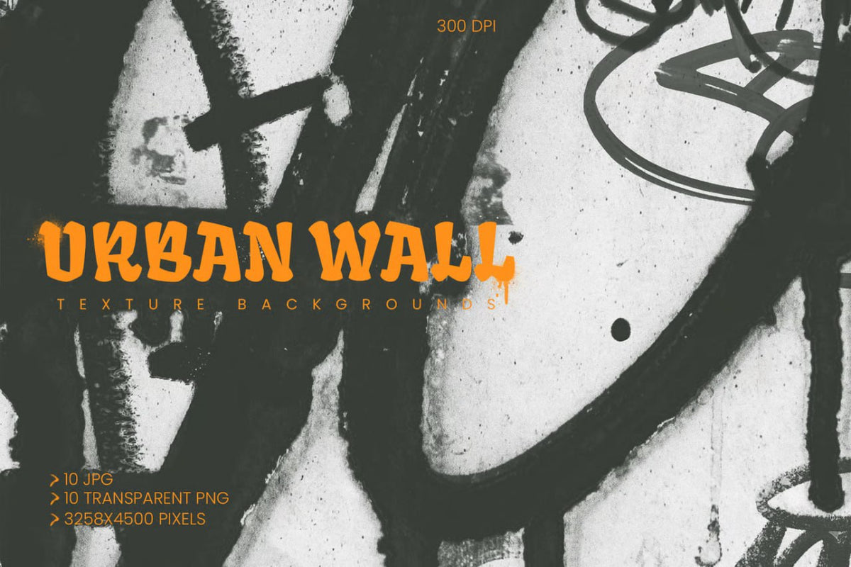 Aperçu 3 sur 3 de Urban Wall Texture Background, ressource Mockups par HYTRAPE