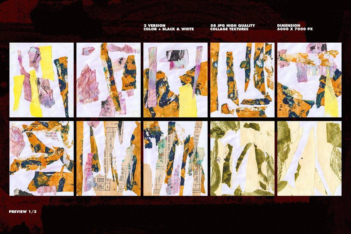 +50 Pogade High Res Collage Textures
