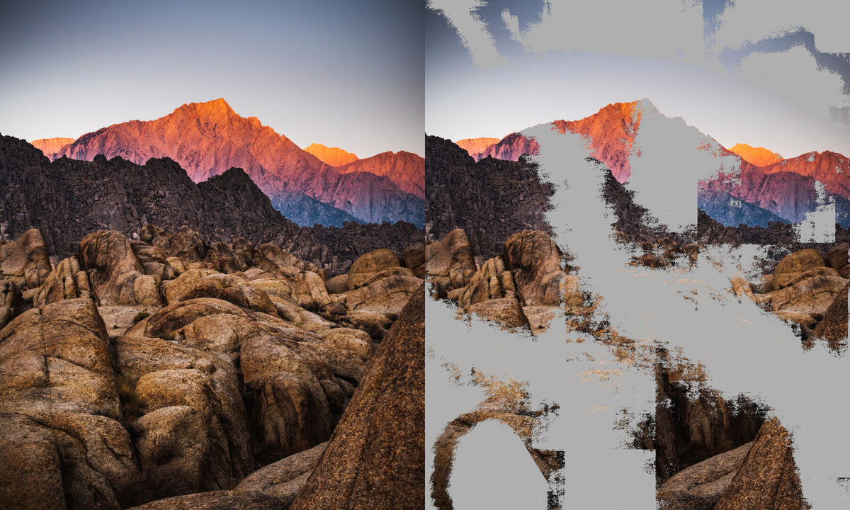 Aperçu 3 sur 6 de 50 Broken Textures, ressource Mockups par HYTRAPE
