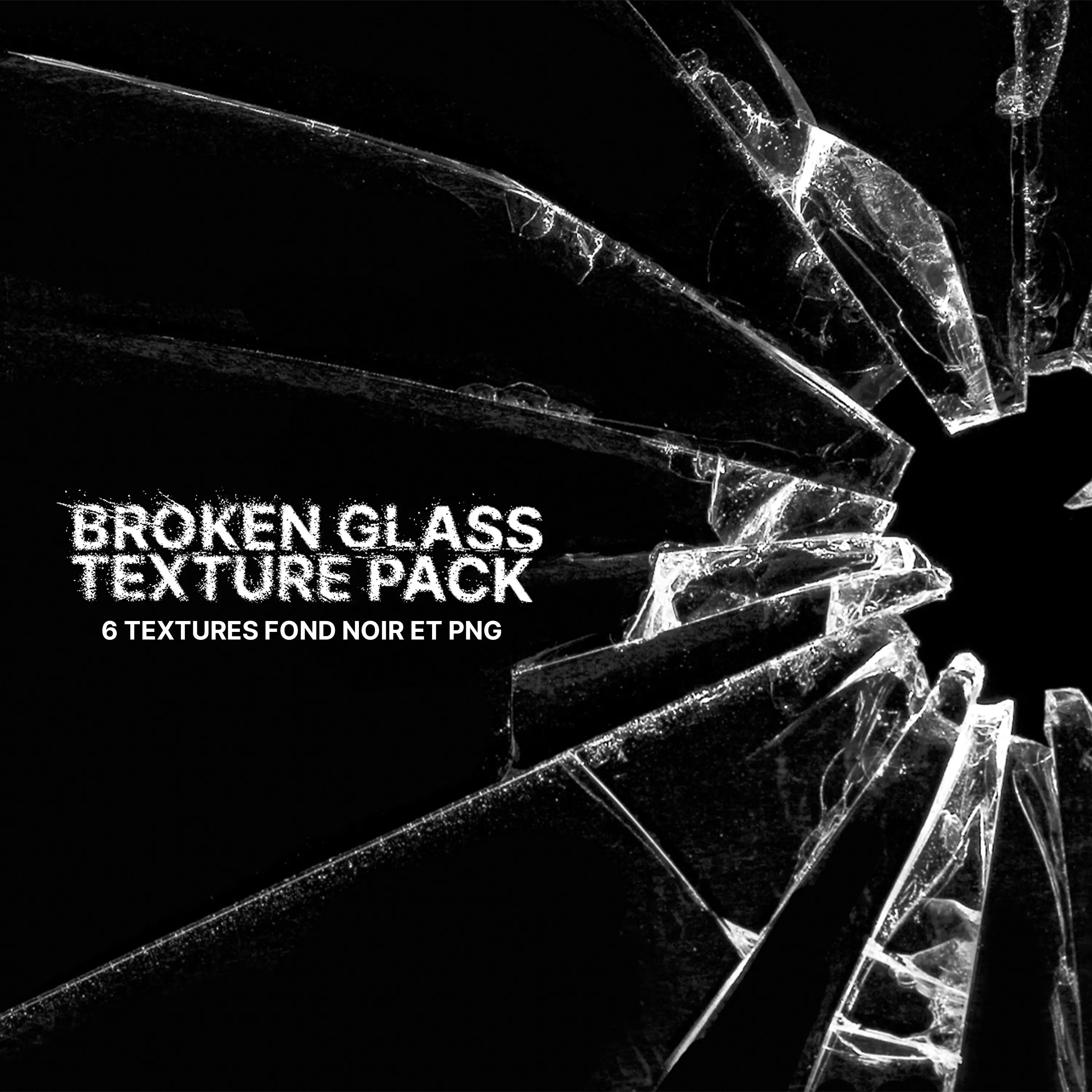 +10 BROKEN GLASS TEXTURE (FREE) HYTRAPE x ATTRACT VISUAL