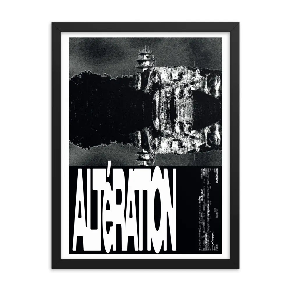 Poster premium encadré HYTRAPE x salut_cest_paul