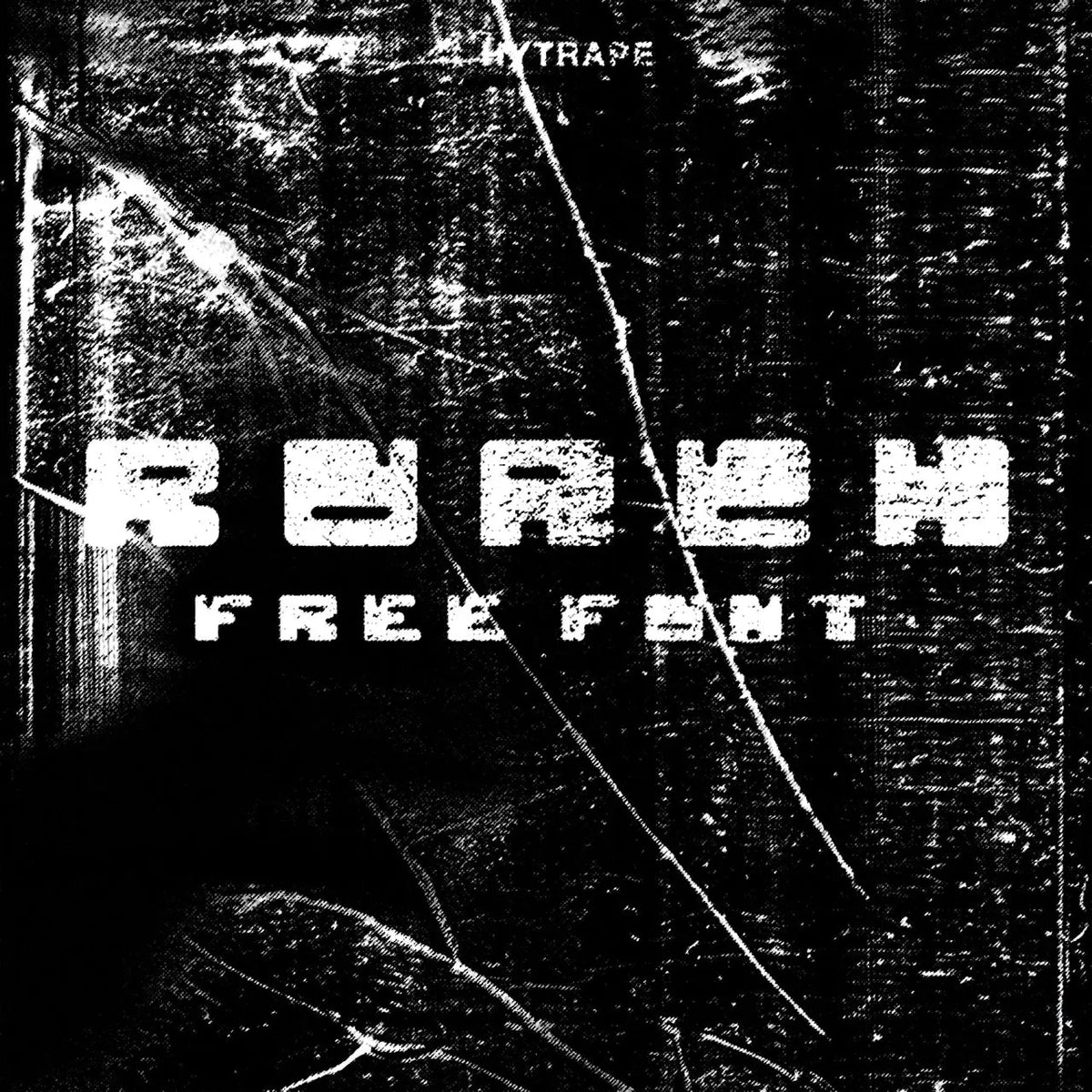 ROACH FONT (FREE) HYTRAPE