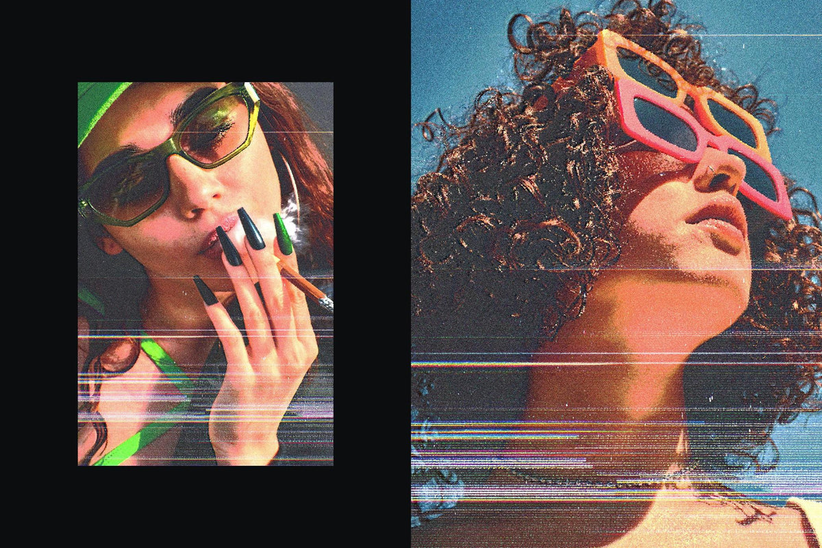 Aperçu 4 sur 6 de VHS Retro Photo Effect, ressource Mockups par Pixelbuddha