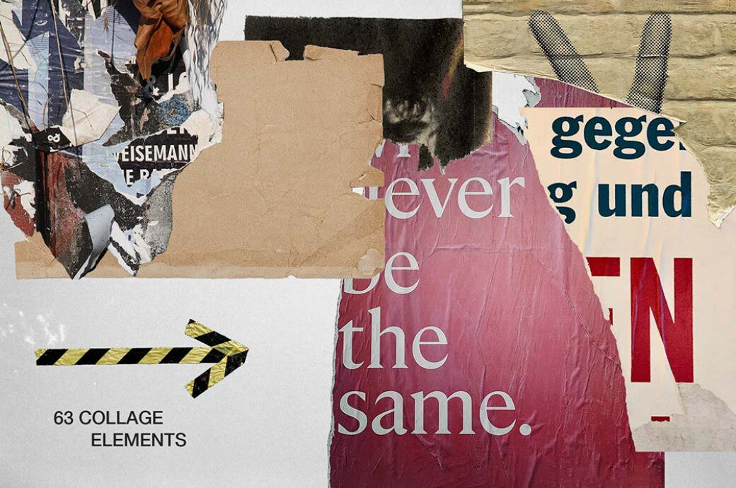 Aperçu 2 sur 7 de Vintage Vibes / Collage Art, ressource Mockups par HYTRAPE