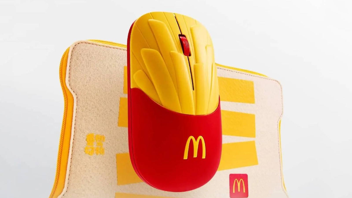 McDonald’s x Lenovo : une souris en forme de frites, fabriquée avec du plastique recyclé