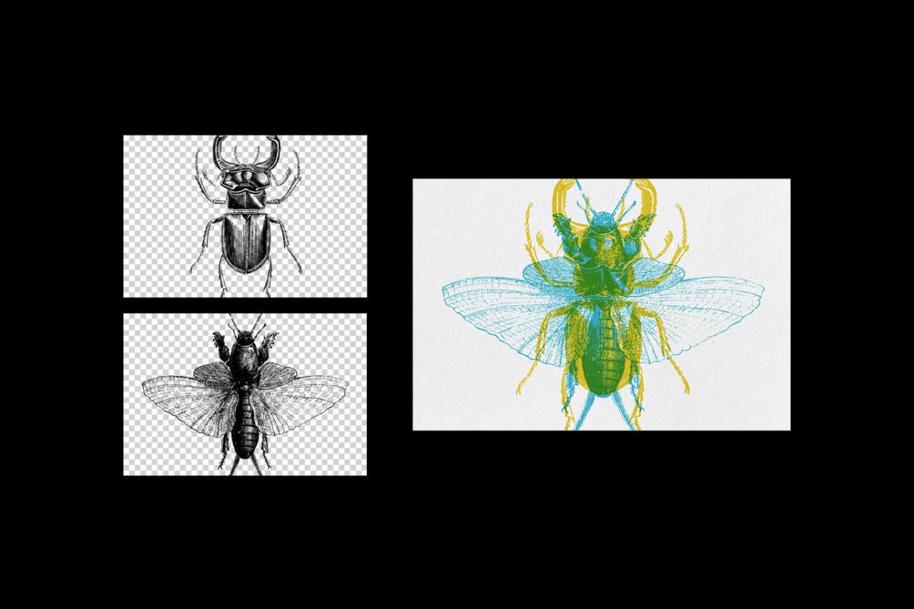 Risograph Vintage Overpint