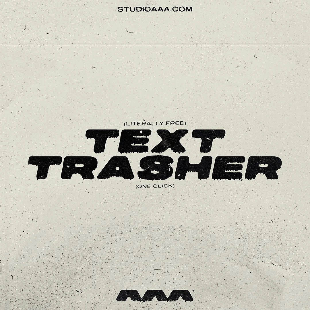 Aperçu 4 sur 4 de Text Trasher, ressource Mockups par Studio AAA