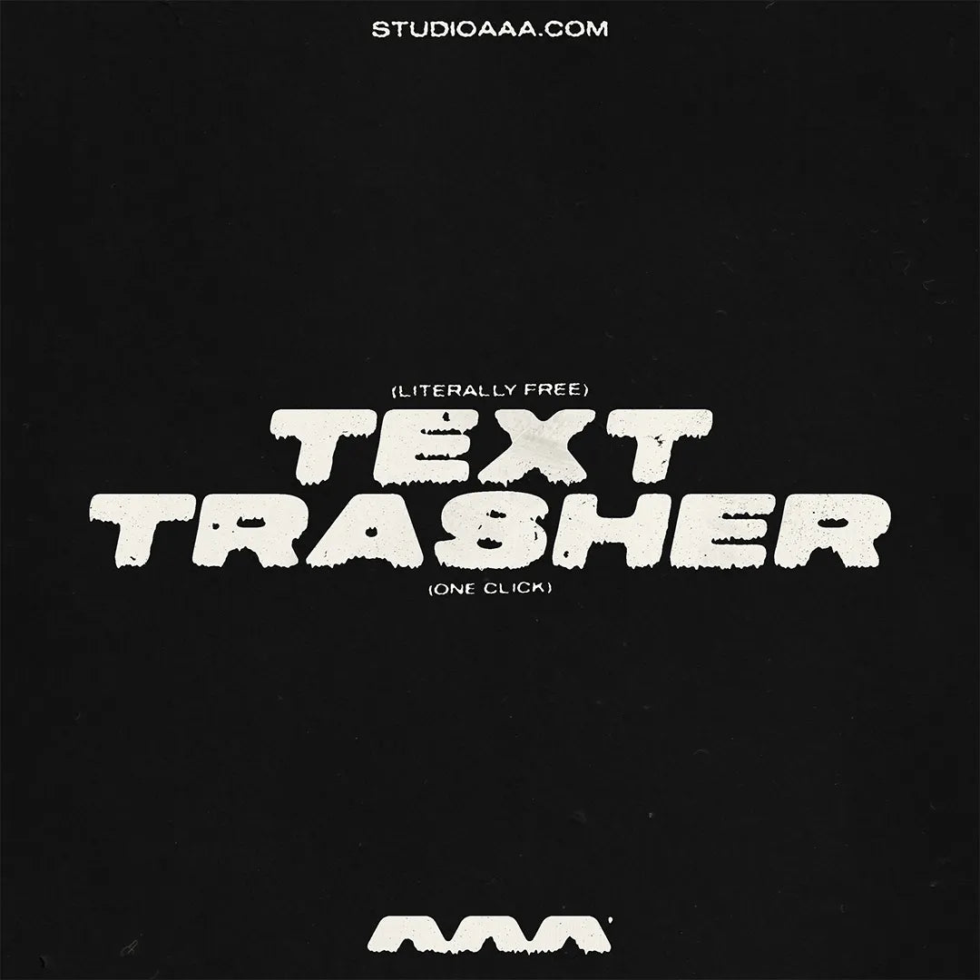 Aperçu 3 sur 4 de Text Trasher, ressource Mockups par Studio AAA