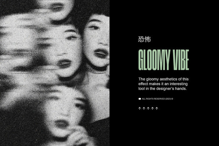 Aperçu principal de Smudged Gloomy Photoshop Kit, ressource Mockups par HYTRAPE