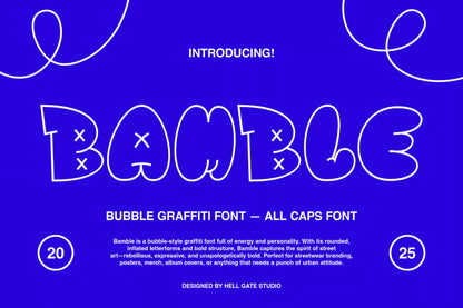 Bamble Graffiti Font