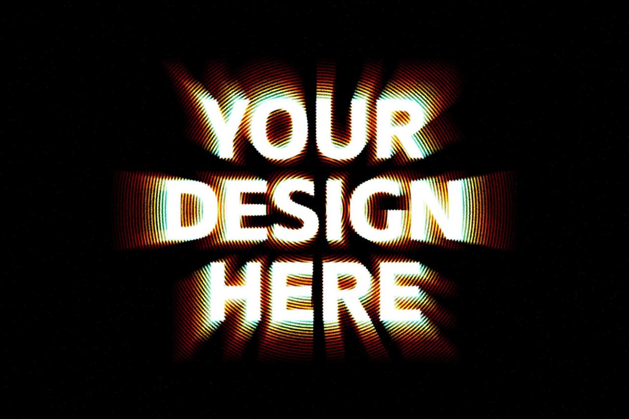 Radial Blur Text & Logo Effect