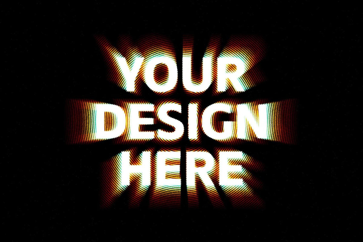 Aperçu principal de Radial Blur Text & Logo Effect, ressource Mockups par HYTRAPE