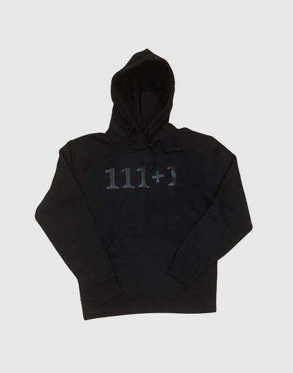 111+1 BLACK HOODIE 112 MODE