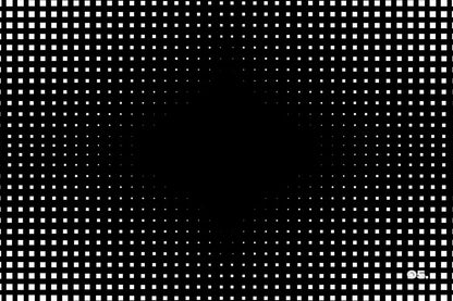 Monochrome Square Halftone
