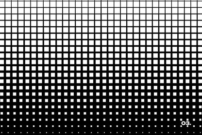 Monochrome Square Halftone