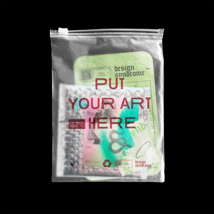 TRANSLUCENT PLASTIC BAG MOCKUP