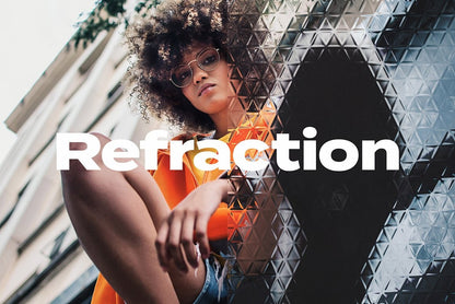 Refraction & Distortion Glass Effect