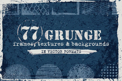 +70 GRUNGES TEXTURES FRAMES