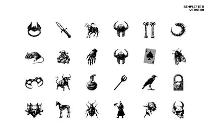 Dark Aesthetic Dithering Bundle