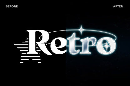 Silver Chrome Text Effect