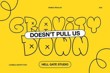Bamble Graffiti Font