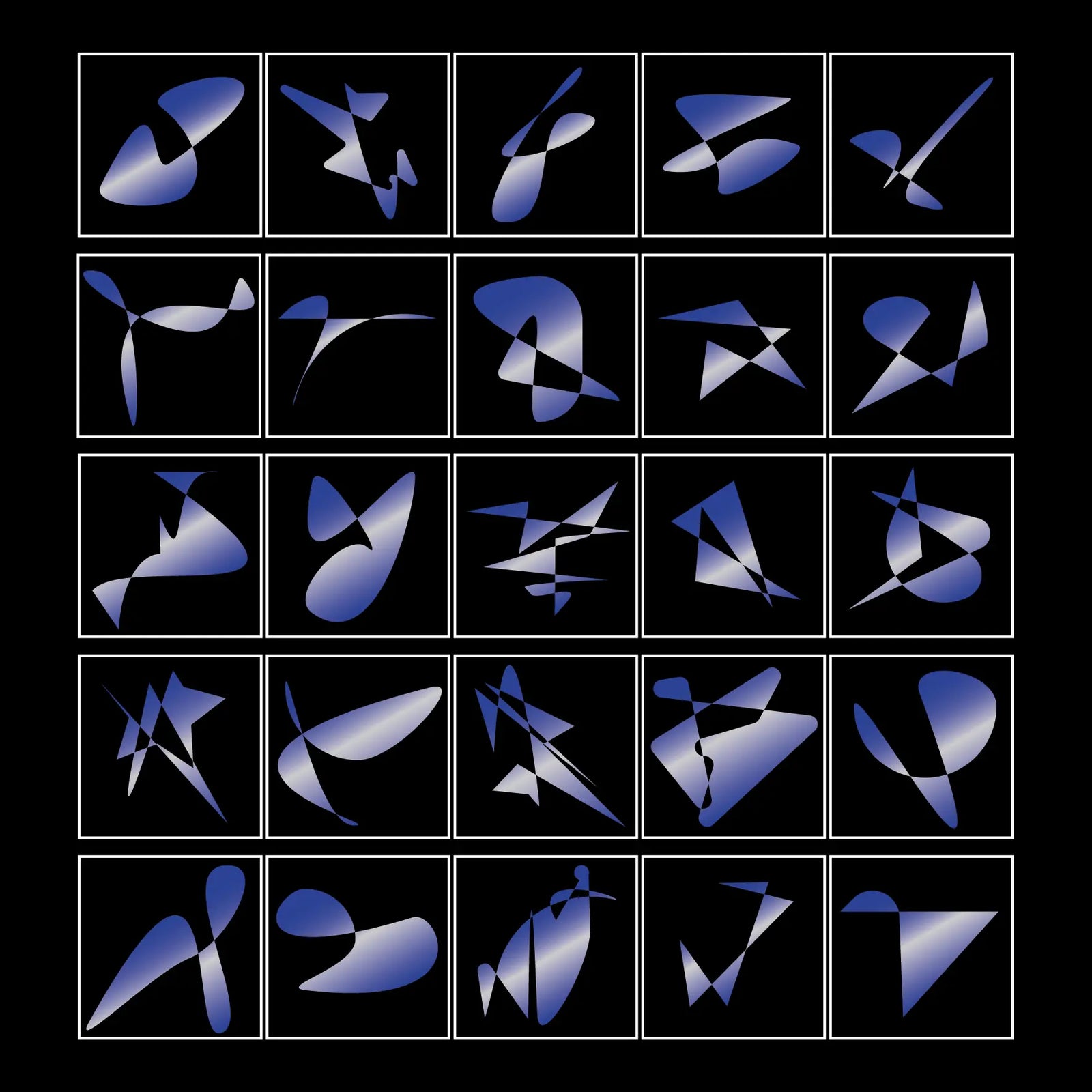 Abstract Forms Vol.1: Free Collection of 25 Abstract Geometric Shapes