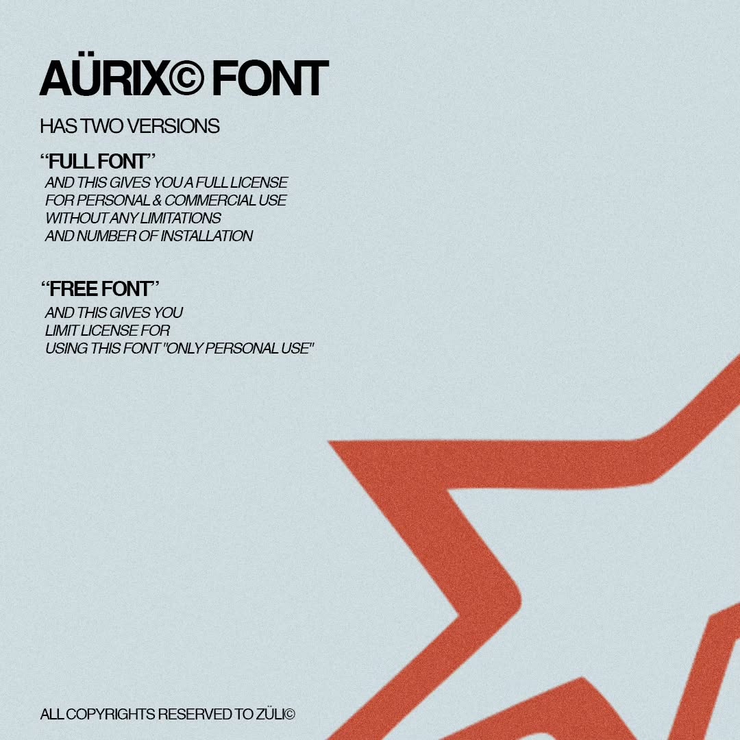Aürix - Free Y2k Typeface
