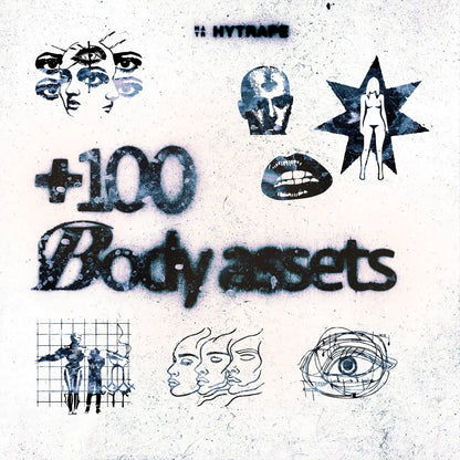 +100 BODY ASSETS (VECTORISÉS) HYTRAPE