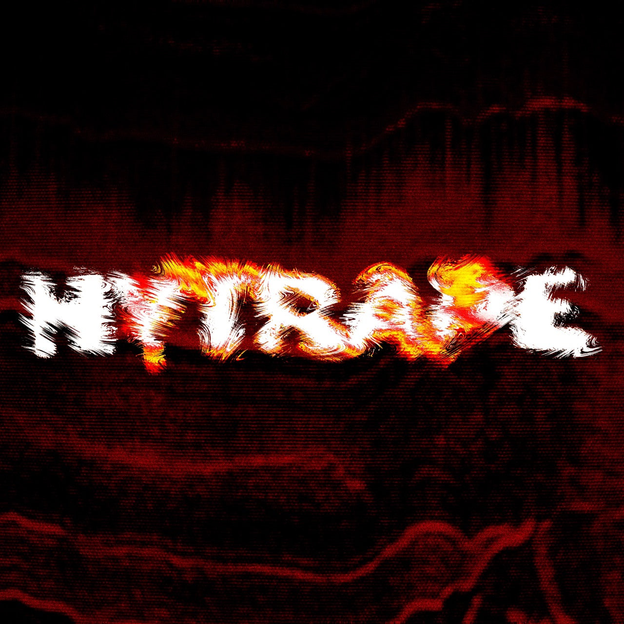 ABSTRACT BURN TEXT EFFECT HYTRAPE