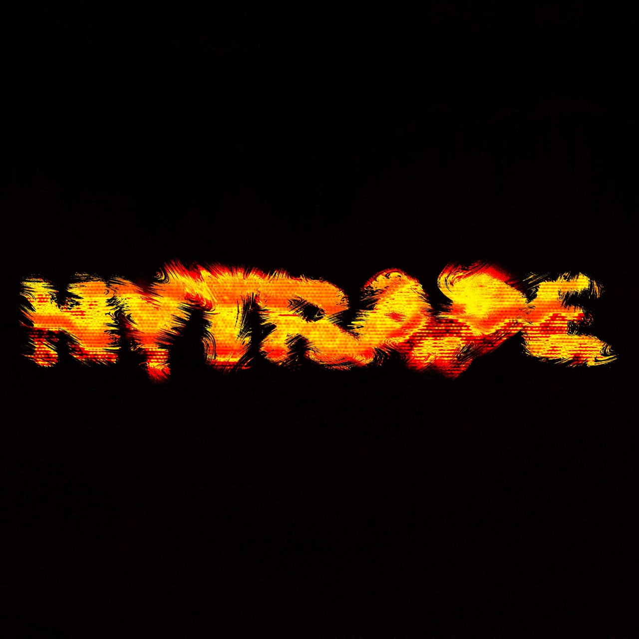 ABSTRACT BURN TEXT EFFECT HYTRAPE