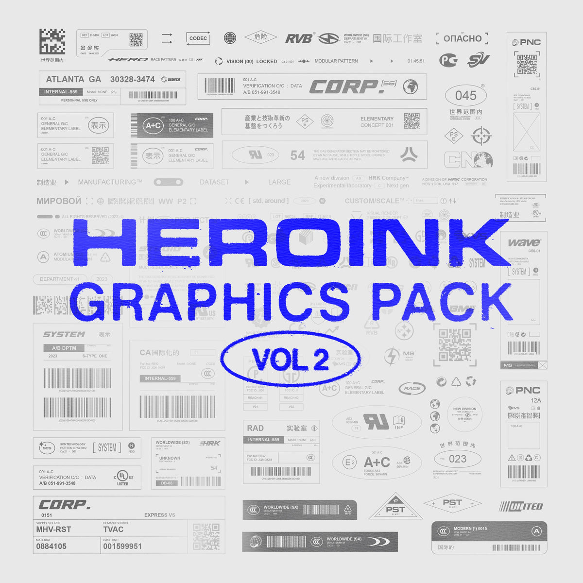 Aperçu principal de HEROINK GRAPHICS PACK (VOL.2), ressource Mockups par HEROINK
