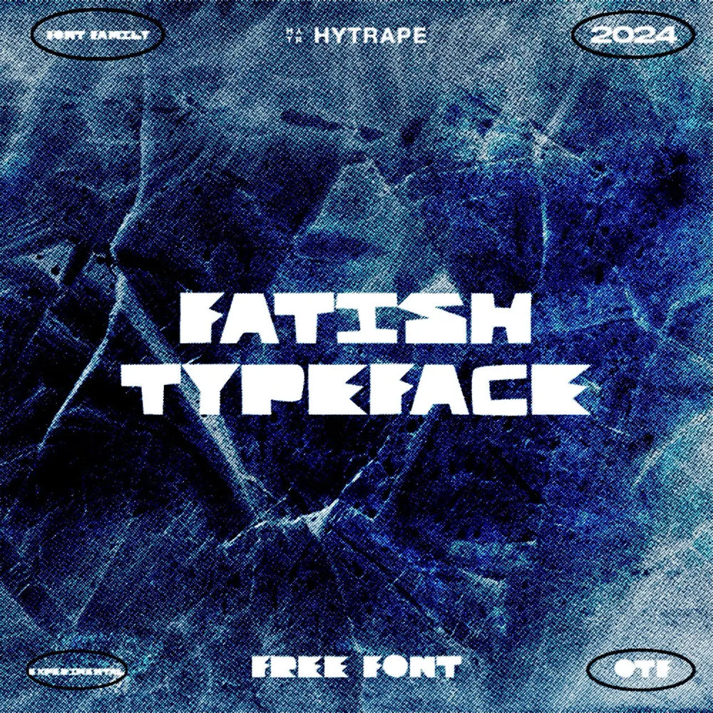 FATISH REGULAR FONT (FREE) - HYTRAPE