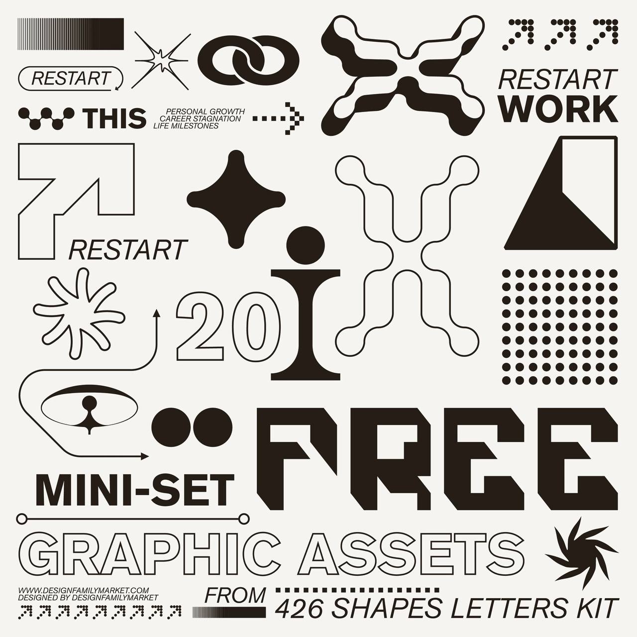 FREE MINI SET GRAPHIC ASSETS