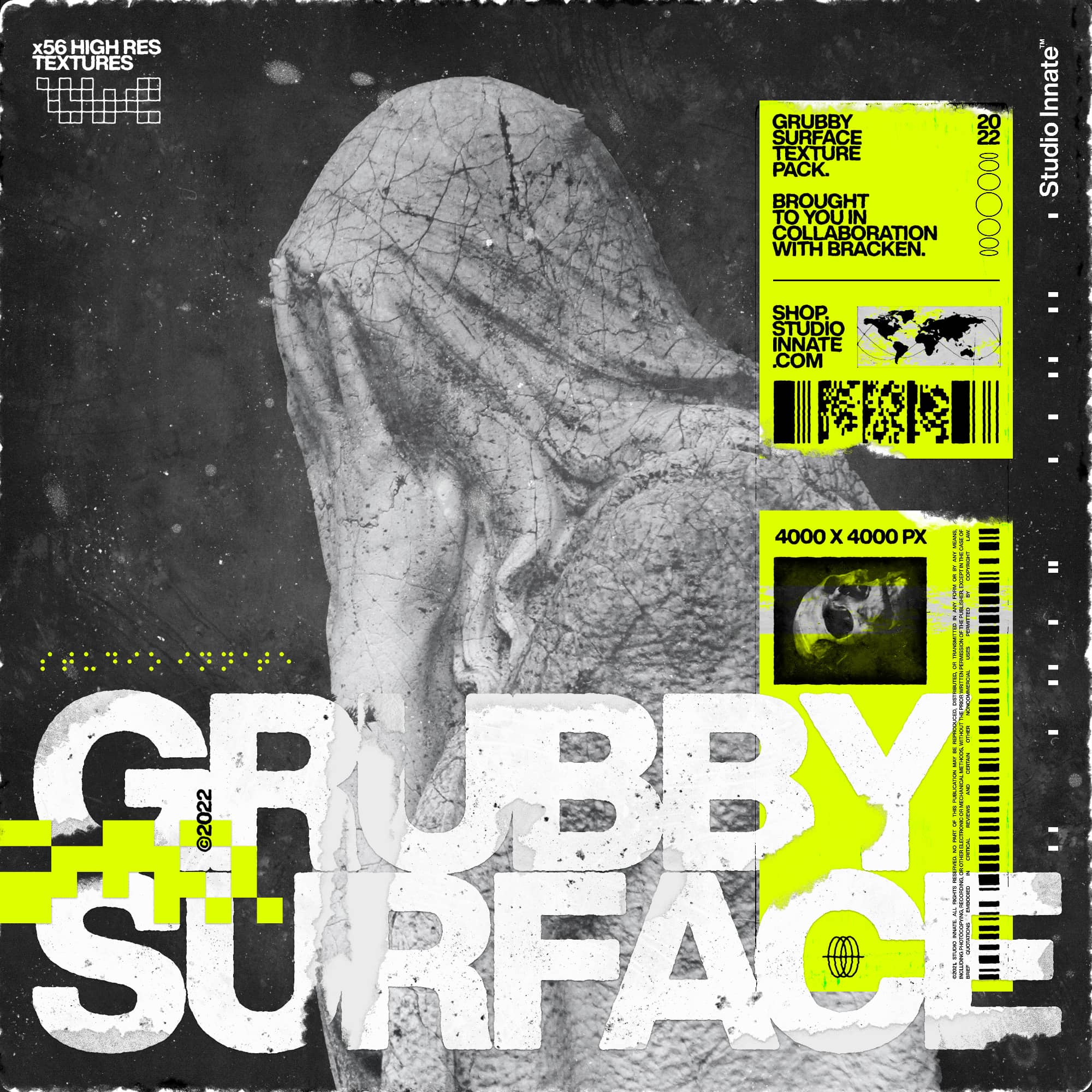 +56 PNG Textures / Grubby Surface