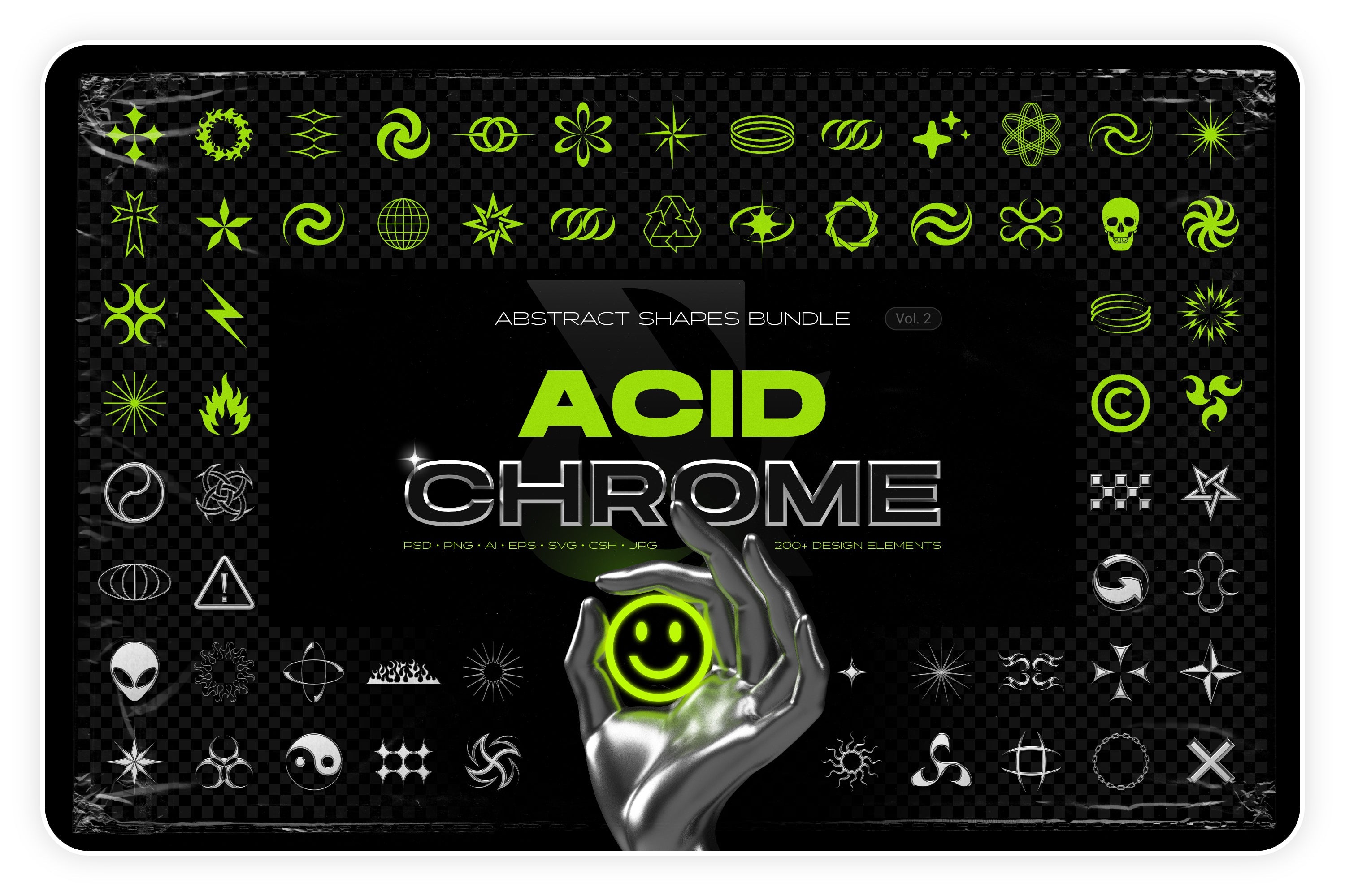 Acid and Chrome - Abstract Shapes Bundle