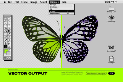 Bitmap Lab - One-Click Pixel Halftone Action