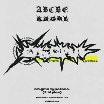 Enigma Typeface