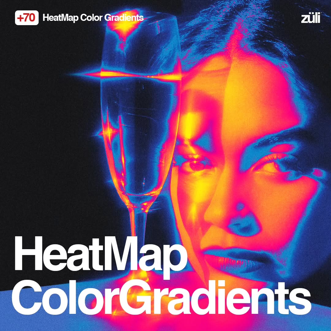 Aperçu principal de 70+ HeatMap Color Gradients [By Züli], ressource Graphisme par Züli