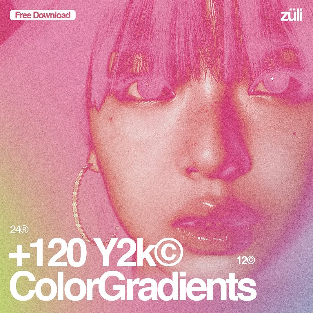 Aperçu principal de 120+ Y2k Color Gradients [By Züli], ressource Graphisme par Züli